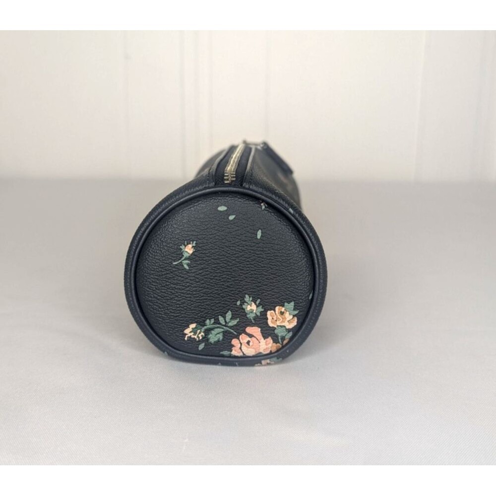 Rare Coach Black Rose Midnight Multi Bouquet Makeup Brush/Pencil Pouch NWT - Picture 5 of 6